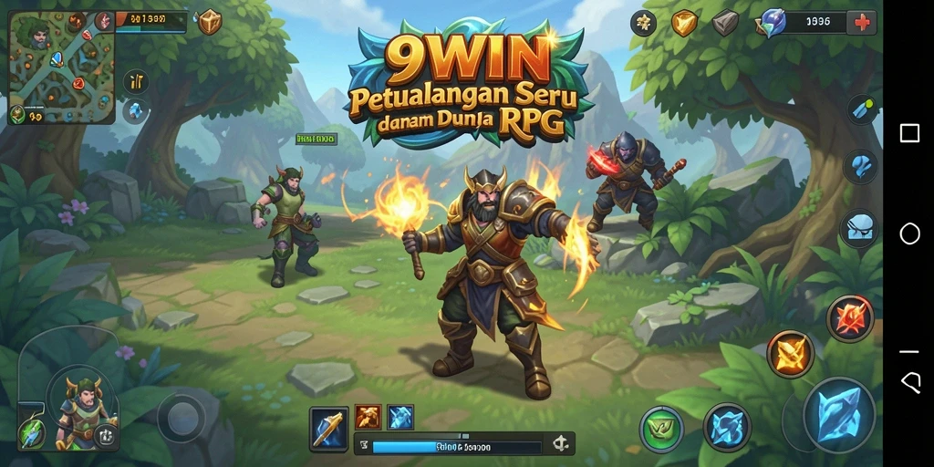 Tampilan gameplay <strong>9WIN</strong> yang menakjubkan dengan aksi pertempuran seru.