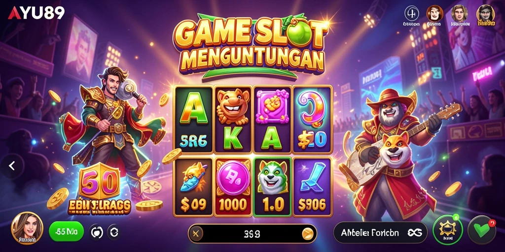 Gameplay AYU89 yang mengasyikkan dengan animasi slot yang menarik.