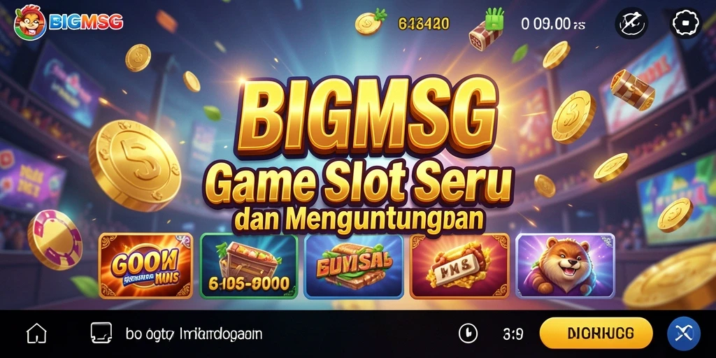 Gameplay Slot yang mengasyikkan dan penuh warna di BIGMSG.