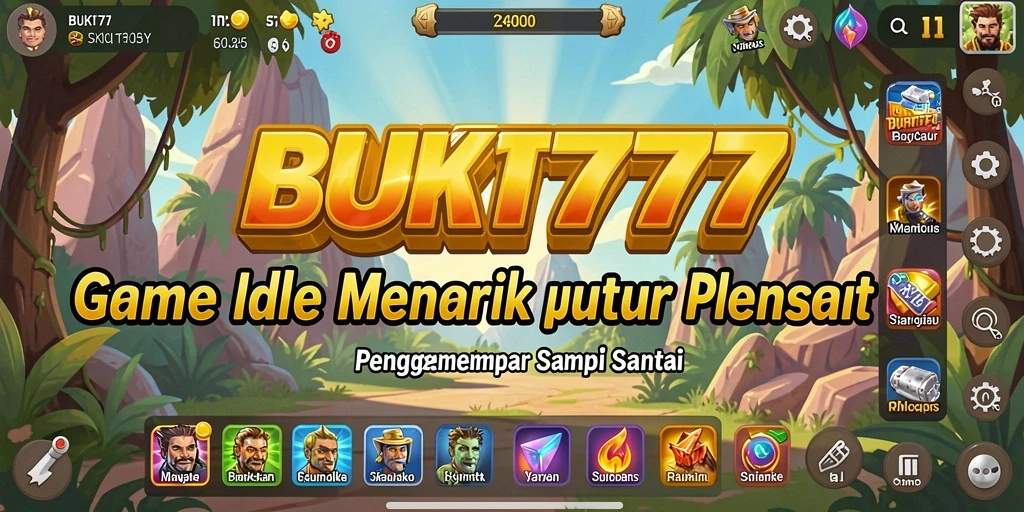 Tampilan gameplay BUKIT777 yang santai dan menarik.