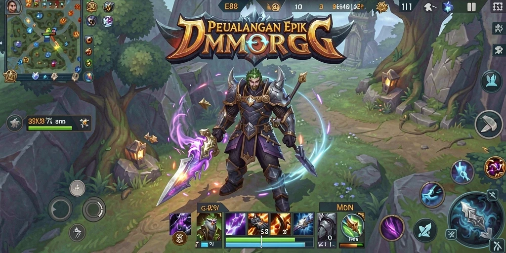 Tampilan gameplay E88 yang menakjubkan dalam dunia MMORPG.