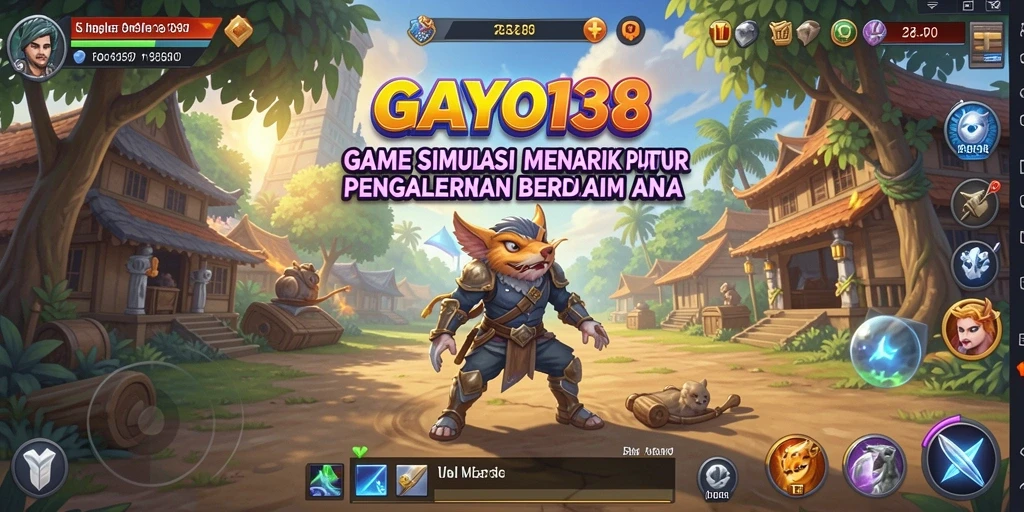 Screenshot utama GAYO138 menunjukkan gameplay simulasi yang menarik.