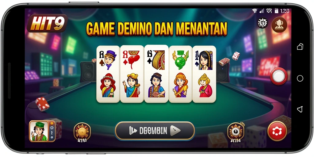 Screenshot menunjukkan gameplay Domino yang penuh aksi dan menegangkan.