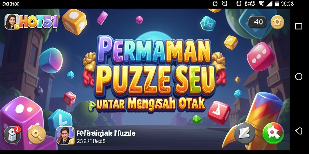 Screenshot gameplay HOT51 menampilkan level menantang dan grafis yang menarik.