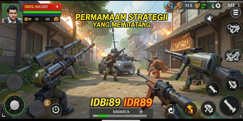 Tangkapan layar gameplay <strong>IDR89</strong> yang menunjukkan pertarungan strategis yang menegangkan.