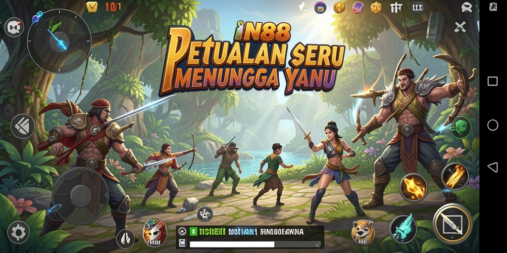 Tampilan gameplay seru dalam petualangan IN88 yang mendebarkan.