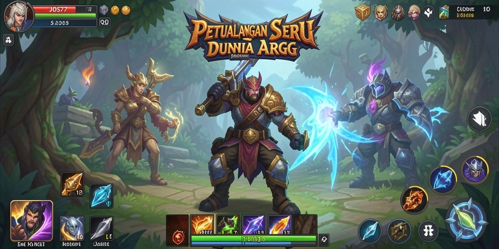 Tampilan gameplay ARPG JOS77 yang penuh aksi dan petualangan.