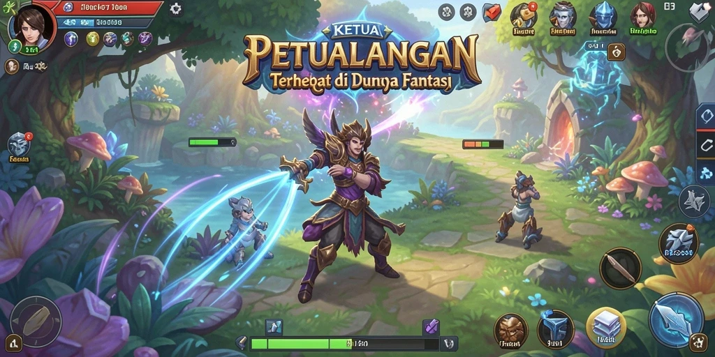 Tampilan menakjubkan dari gameplay KETUA yang penuh petualangan.