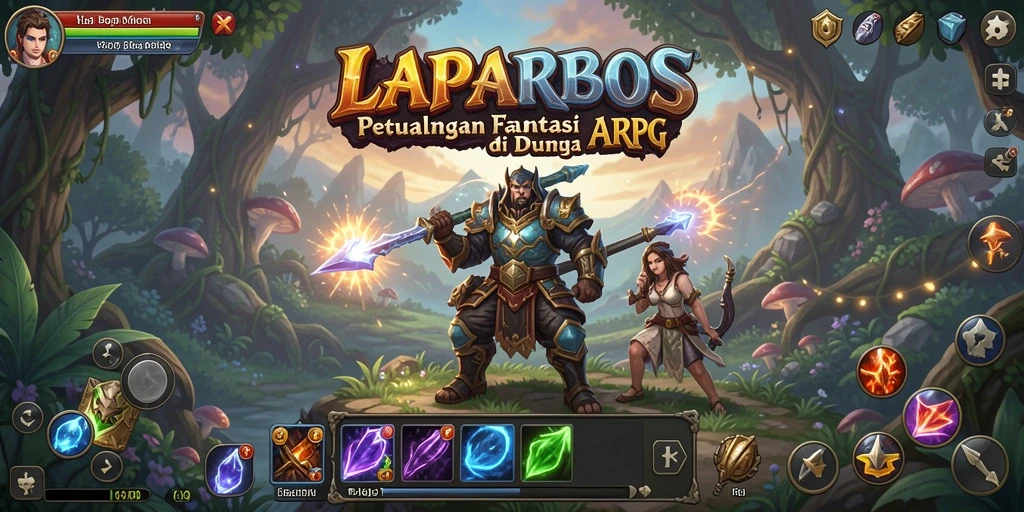 Tampilan gameplay seru LAPARBOS yang penuh aksi dan petualangan.