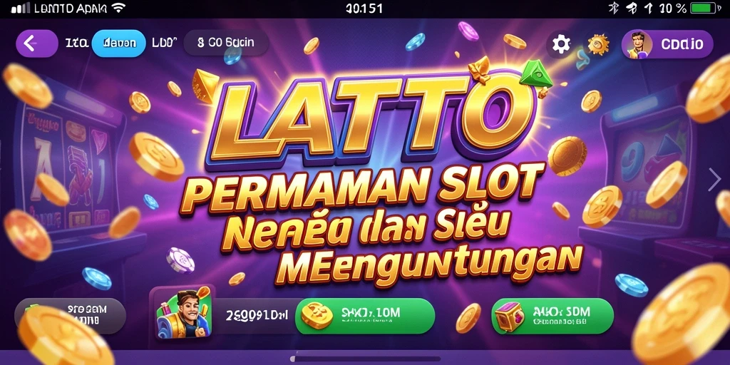 Screenshot utama LATOTO menampilkan aksi gameplay slot yang menggembirakan.