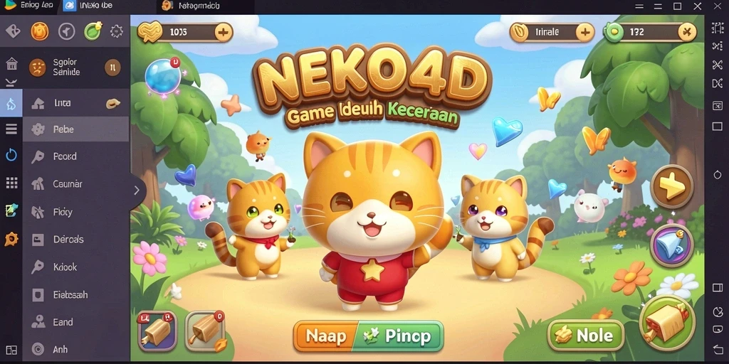 Tampilan screenshot gameplay NEKO4D yang imersif dan menarik.