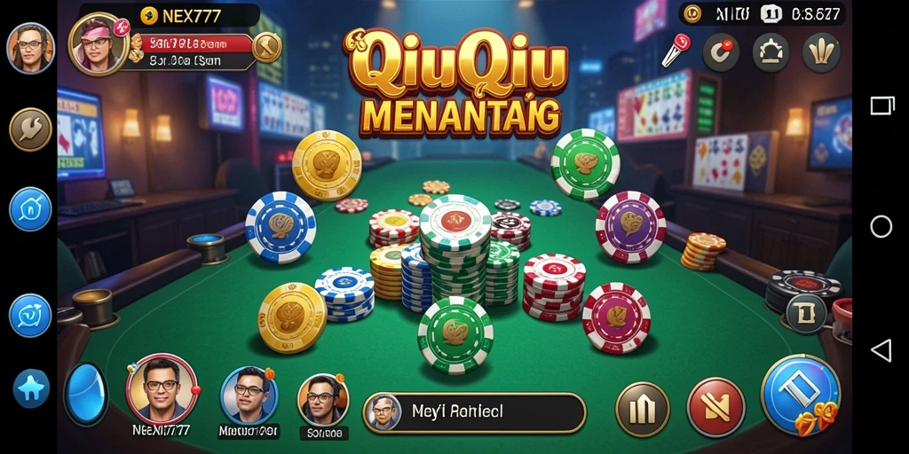 Screenshot gameplay QiuQiu di NEX777 yang penuh aksi.