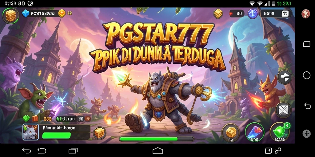 Tampilan gameplay PGSTAR777 yang penuh aksi dan petualangan.