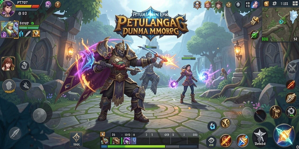 Screenshot gameplay PT707 dengan pertempuran seru antara pemain.