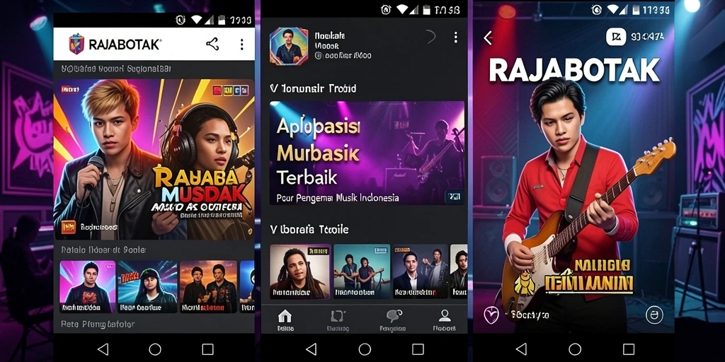 Screenshot gameplay RAJABOTAK menunjukkan antarmuka aplikasi yang menarik.
