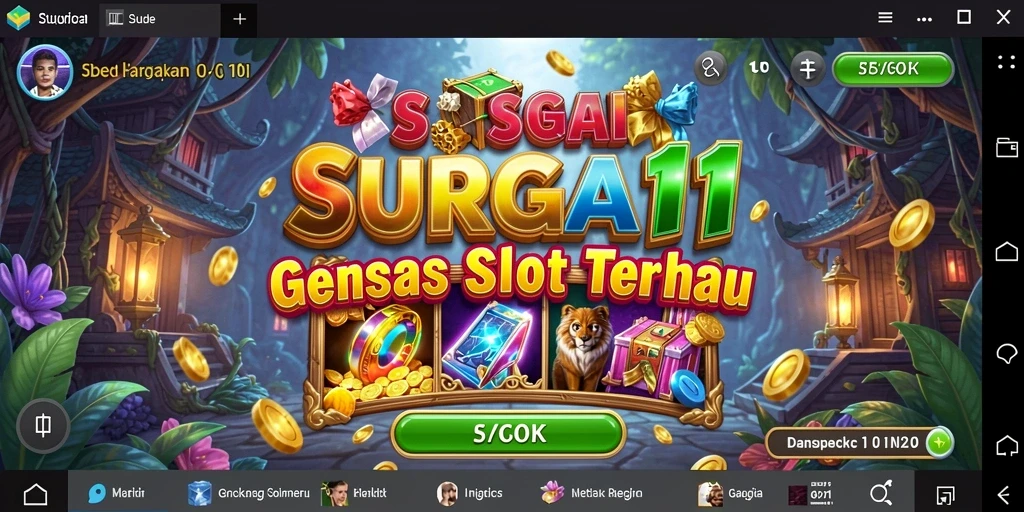 Tampilan gameplay menarik dari SURGA11 dengan fitur slot terbaru.