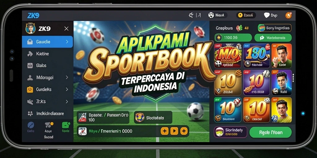 Tampilan gameplay ZK9 dengan fitur taruhan yang menarik.